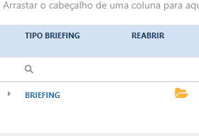 reabrir briefing manualmente
